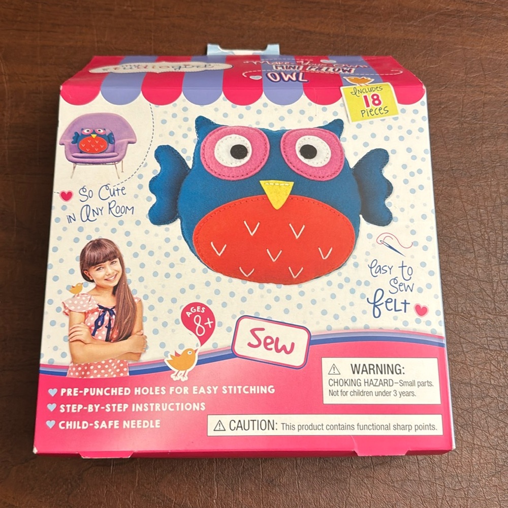 Make your own mini pillow owl